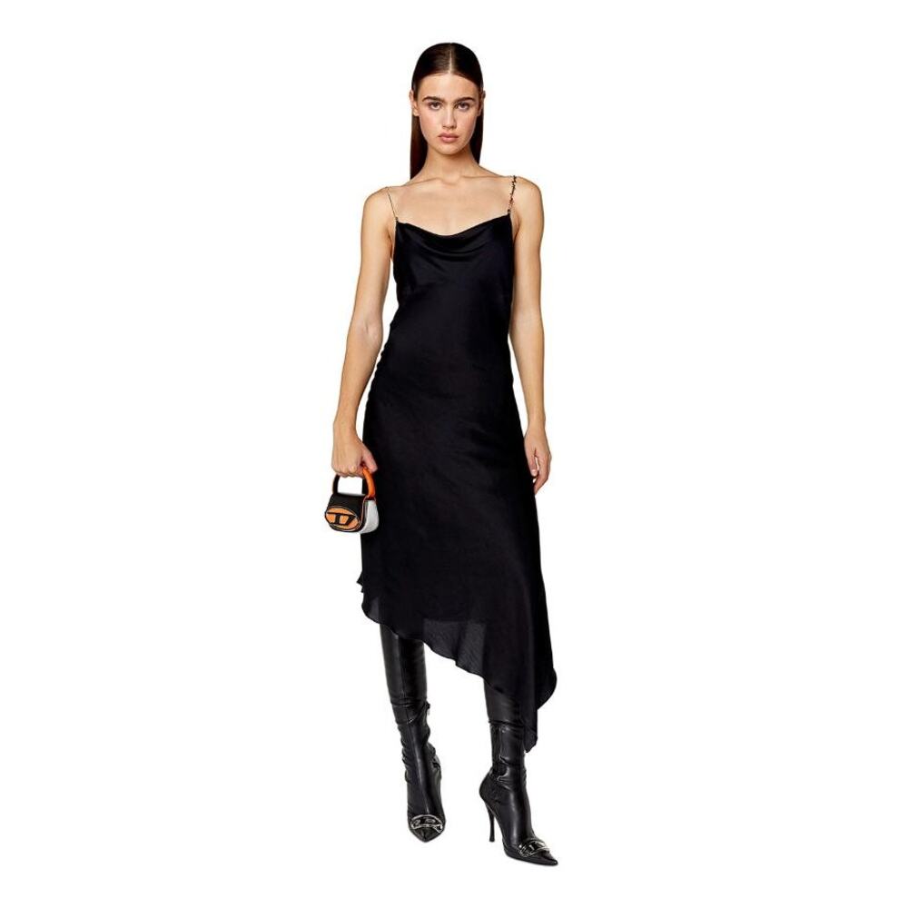 DIESEL Women's D-Mint Dress Size 42/US6 In Black